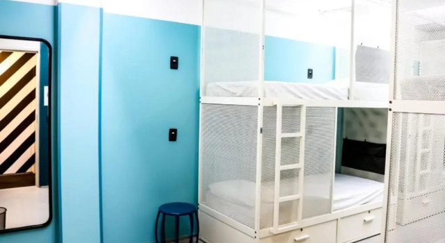 Кровать в общем номере (мужской номер) Artsy Vitoria Hostel