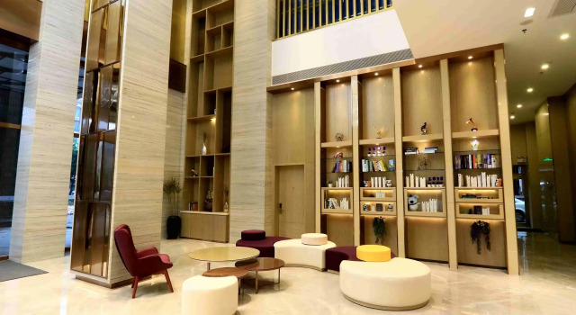 Lavande Hotel·Foshan Jinshazhou Wanda Plaza, Rezervasyon Otel Guangdong otoparklı oteller, Otopark