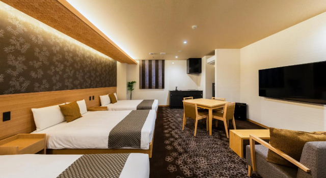Трёхместный номер Deluxe Chiyokura HOTEL SHUKU Nagoya