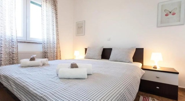 Апартаменты c 1 комнатой с балконом и с видом на море Apartments Lara & Luka