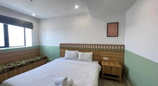 Апартаменты с 2 комнатами с балконом и рядом с пляжем Apartment PHONGLIEM 1