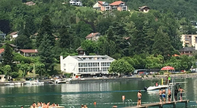 Vue sublime sur le lac du Bourget