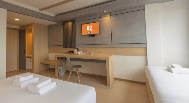 Трёхместный номер Deluxe B2 Surat Thani Boutique & Budget Hotel
