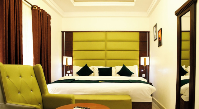 Business cameră Pinnacle Castle Hotel Asaba