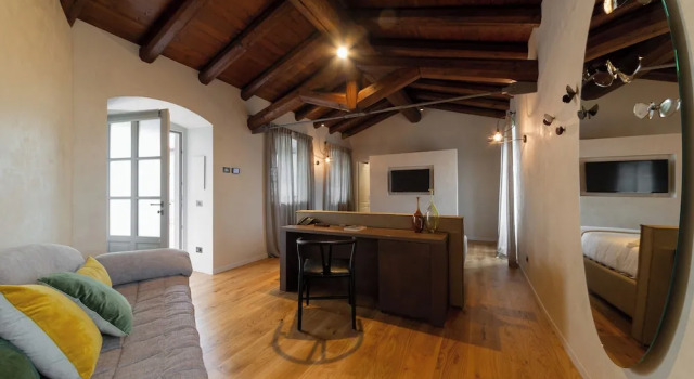 Двухместный номер Deluxe с видом на город Relais San Vigilio al Castello