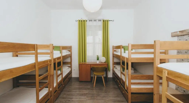 Кровать в общем номере Hostel Globo