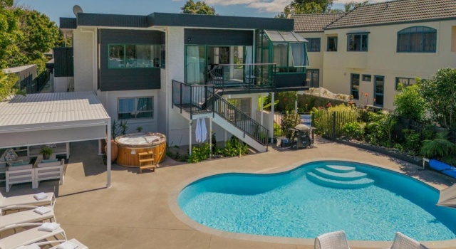 Апартаменты Цокольный этаж с 2 комнатами Oceans 88 Whitianga Coastal Suites