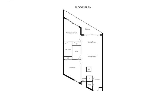 Номер Standard Recently renovated 2 bedroom/2 bath on 7th floor! by RedAwning