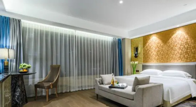 Семейный люкс Дуплекс с 2 комнатами Yihu Xiyue Hotel