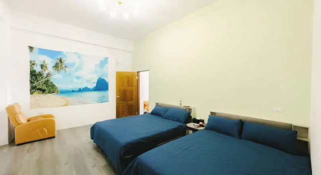 Четырёхместный номер Standard с видом на океан Grand Whale B&B Green Island