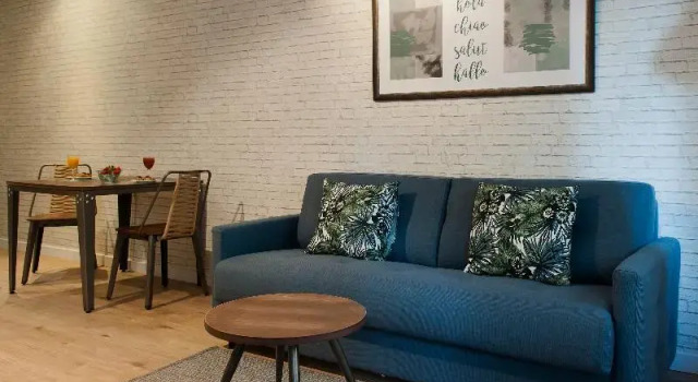 Четырёхместные апартаменты c 1 комнатой с балконом MH Apartments Sant Pau