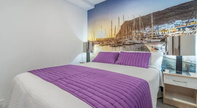 Huoneisto parvekkeella Sol Mogan Suites