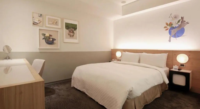 Ekonomiczny dwuosobowy pokój Dandy Hotel-Daan Park Branch