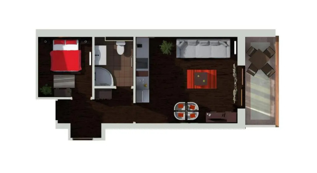 Апартаменты c 1 комнатой с видом на горы Alpe-Adria Apartments