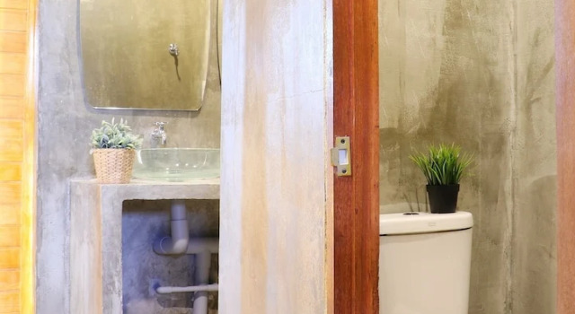 Кровать в общем номере Hanu Hostel