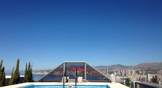 Апартаменты Benidorm Gemelos penthouse with private pool