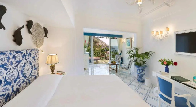 Двухместный номер Deluxe с видом на море Il San Pietro di Positano