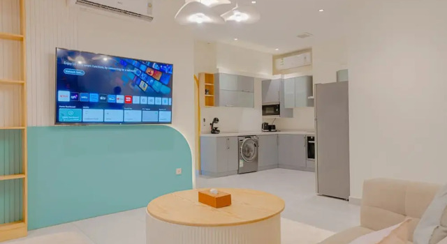 Three Bedroom Colorful & Exotic Flat in Alrabie, Buchen Sie Ferienwohnung Riad 