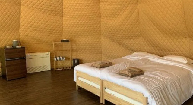 Тент с видом на реку glampark Akasawa Onsen Tochigi