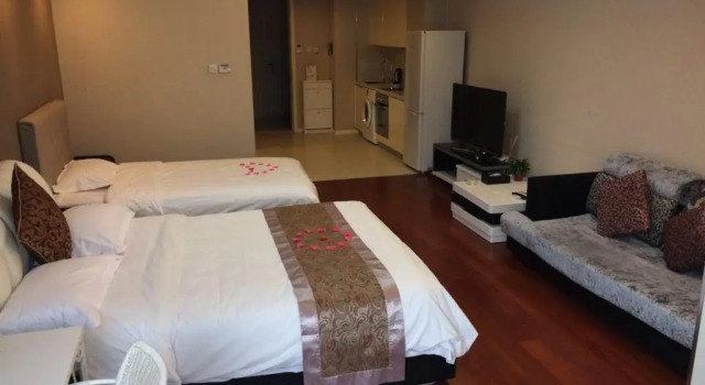 Jiu Du Hui Apartment And Hotel, Book Lejlighed Hoteller i Beijing Province med parkering, Parkering