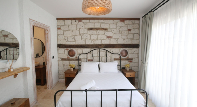 Номер Deluxe c 1 комнатой с видом на город Alaçatı Taş Otel
