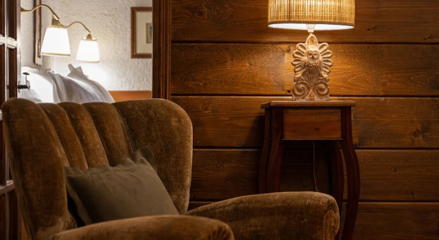 Апартаменты Deluxe с балконом Arachova Wooden Chalet
