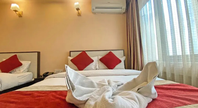 Четырёхместный номер Deluxe с видом на город Hotel Readers Inn Pvt.Ltd
