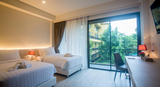 Двухместный номер Deluxe TREX Buriram Boutique Hotel