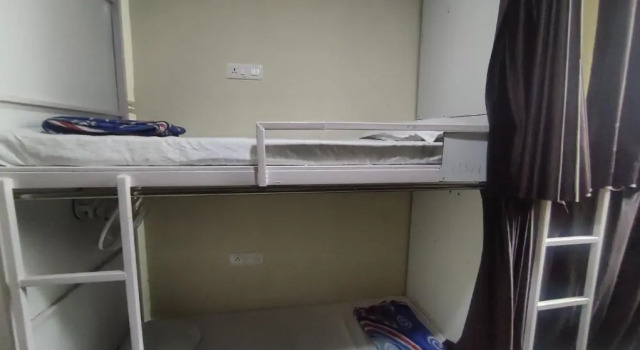 Кровать в общем номере Jaiswal Homestay
