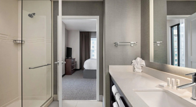 Люкс с 2 комнатами с видом на город Residence Inn by Marriott Boise Downtown City Center