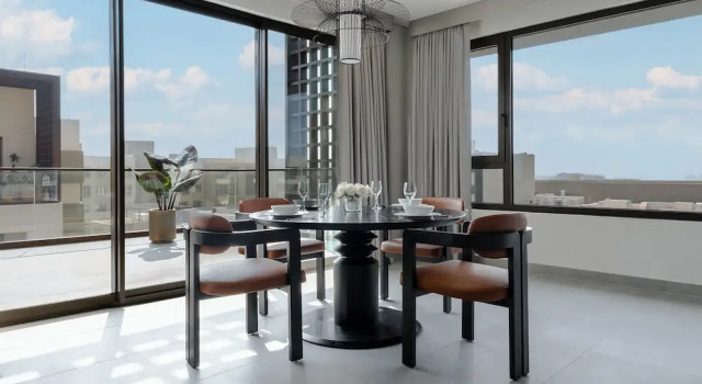 Номер Premier с 3 комнатами с балконом Fraser Suites Al Liwan