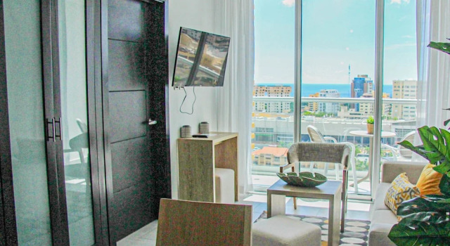Апартаменты Business Tower Central - New Luxury - Ocean view