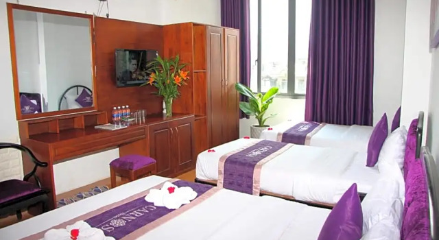 Трёхместный номер Standard с видом на город Eden Hue Hotel