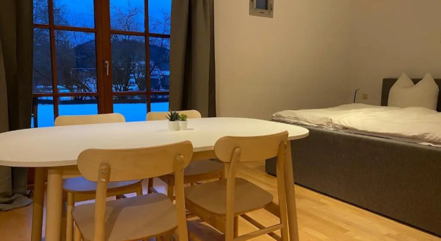 Студия Apartment am Tegernsee - 2min zum Strand, eigener Garten & schnelles WLAN