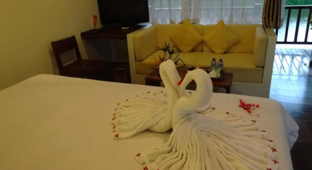 Бунгало с видом на озеро Mekong Riverside Boutique Resort & Spa