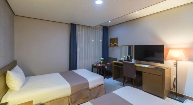 Двухместный номер Deluxe с частичным видом на море Benikea Hotel Jeju