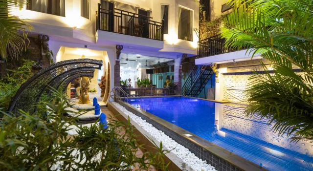 Двухместный номер Standard с видом на бассейн The Five Senses Boutique Hotel
