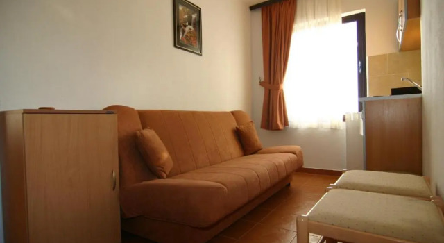 Апартаменты c 1 комнатой с балконом и с видом на море Apartments Val Maslina