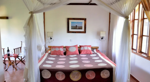 Standard Doppel Zimmer 1 Schlafzimmer mit Gartenblick Arumeru River Lodge