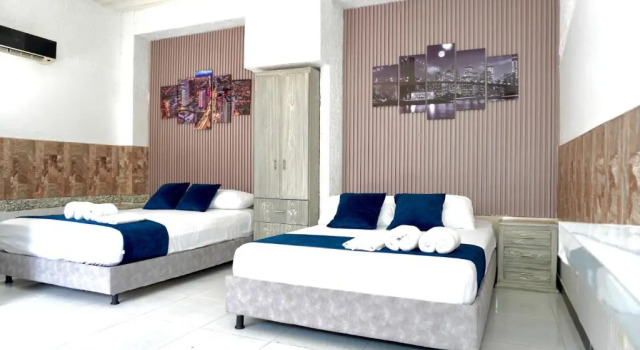 Четырёхместный номер Standard Hotel Bello Caribe Rodadero