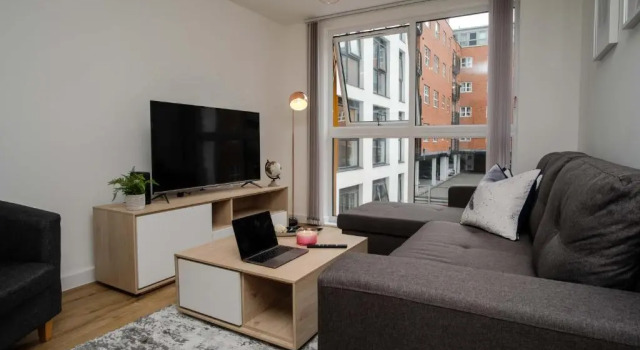 Четырёхместный номер Deluxe Onyx O2 Arena Brindley Place Broad Street Large Spacious Apartment