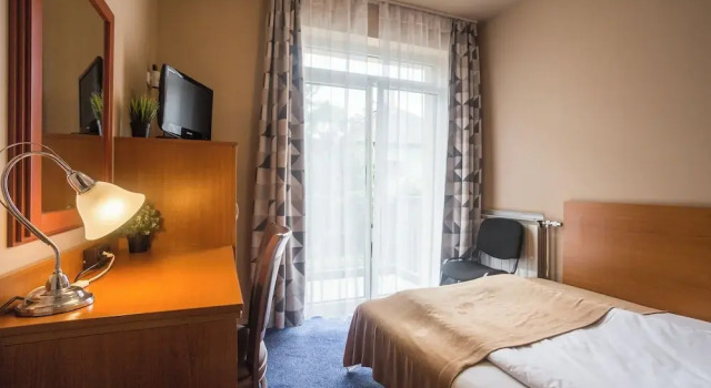 Одноместный номер Standard с балконом Hotel Luna Budapest