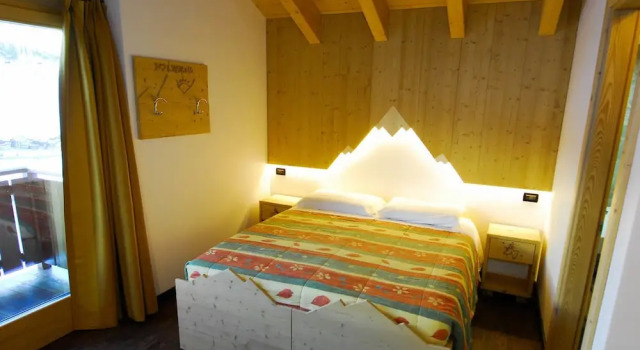 Deluxe Apartment 1 Schlafzimmer mit Bergblick Residence Baita Cusini