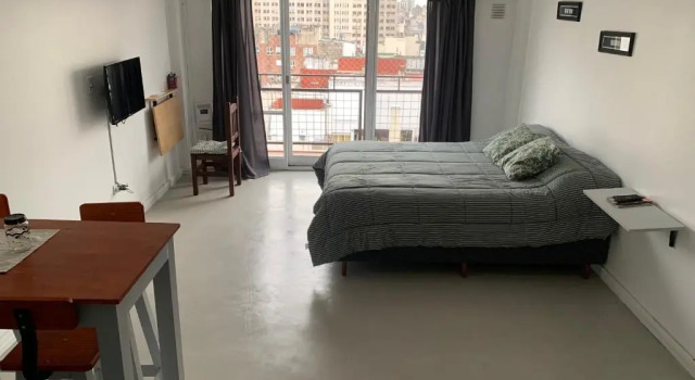 Luminoso Estudio en Recoleta remote work WIFI