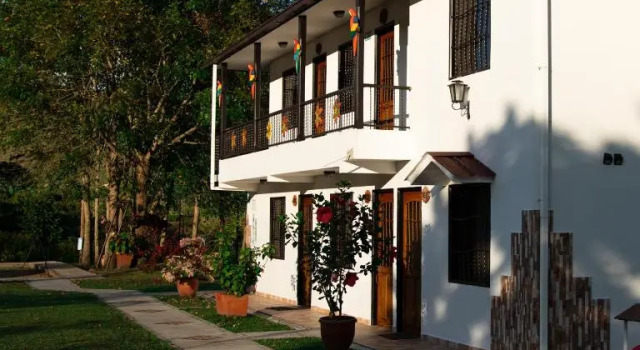 Семейный номер Standard с балконом и с красивым видом из окна Hotel Campestre El Triunfo