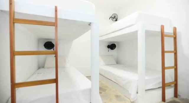 Кровать в общем номере Hotel Casamart Rodadero