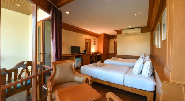 Двухместный номер Grand c 1 комнатой с частичным видом на океан Ko Tao Paradise Resort