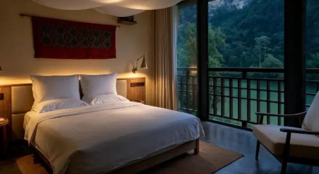 Люкс с видом на реку Qian Shan Holiday Hotel