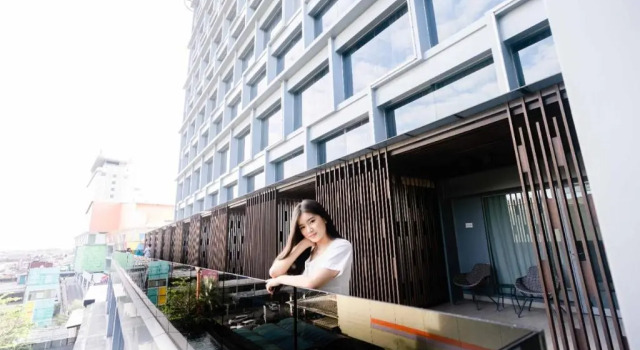 Двухместный номер Deluxe с балконом Novotel Pekanbaru