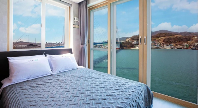 Номер Standard c 1 комнатой с видом на океан Yeosu Janggun Island Pension